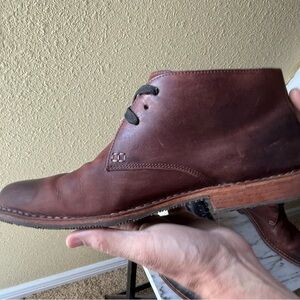 Sebago Demont Smooth Brown Leather Shoes